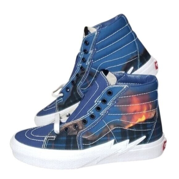 New Vans Sk8 Hi Bolt Big Reveal Volcano Womens High Top Shoes Size 7.5 Skater - Picture 1 of 9